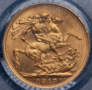 Соверен 1917 (Австралия) (в слабе) S