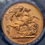 Соверен 1920 (Австралия) (в слабе) P