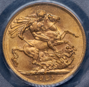 Соверен 1925 (Австралия) (в слабе) М