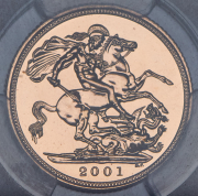Соверен 2001 (Великобритания) (в слабе)