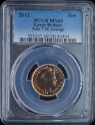 Соверен 2013 (Великобритания) (в слабе)