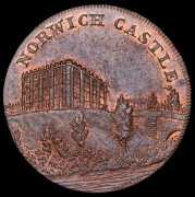 Токен 1/2 пенни 1744 (Норвич)