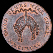 Токен 1/2 пенни 1744 (Норвич)