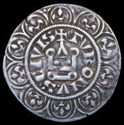 1/2 гро-турнуа. Филипп IV Красивый. Франция