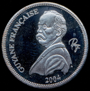 1/4 евро 2004 "Луи Оскар Роти"  Пробная (Французская Гвиана)