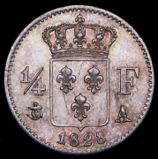 1/4 франка 1828 (Франция)