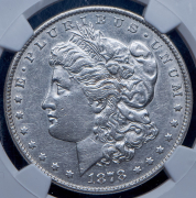 1 доллар 1878 (США) (в слабе) без букв