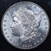 1 доллар 1884 (США) (в п/у) CC