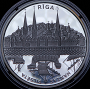 1 лат 2011 "Ганзейские города - Рига" (Латвия) (в п/у)