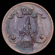 1 пенни 1881 (Финляндия)