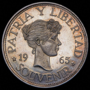 1 песо "сувенир" 1965 (Куба)