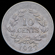 10 центов 1927 (Саравак) H