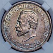 10 лит 1938 "20 лет Республике" (Литва)