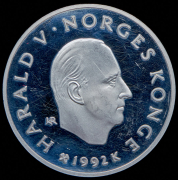 100 крон 1994 "Зимние Олимпийские игры 1992 года в Лиллехаммере: Прыжки с трамплина" (Норвегия)
