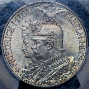 2 марки 1901 "200-летие королевства" (Пруссия) (в слабе)