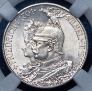 2 марки 1901 "200-летие королевства" (Пруссия) (в слабе)