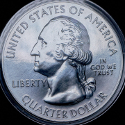 25 центов 2012 "Национальный парк Акадия" (штат Мэн)