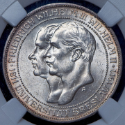 3 марки 1911 "100-летие университета Бреслау" (Пруссия) (в слабе) А