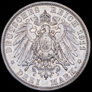 3 марки 1911 (Ангальт) A