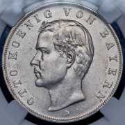 3 марки 1912 (Бавария) (в слабе) D