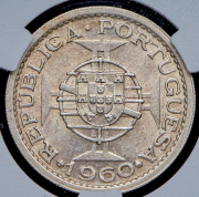 5 эскудо 1960 (Мозамбик) (в слабе)