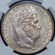 5 франков 1847 (Франция) (в слабе) А