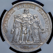 5 франков 1873 (Франция) (в слабе) A