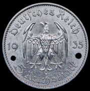 5 марок 1935 (Германия) А