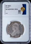 50 центов 1826 (США) (в слабе)