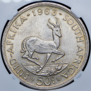 50 центов 1963 (ЮАР) (в слабе)