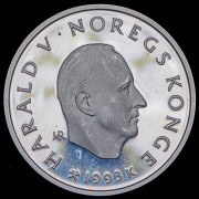 50 крон 1994 "Зимние Олимпийские игры 1994 года в Лиллехаммере: Коньки" (Норвегия)