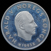 50 крон 1994 "Зимние Олимпийские игры 1994 года в Лиллехаммере: Коньки" (Норвегия)