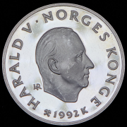 50 крон 1994 "Зимние Олимпийские игры 1994 года в Лиллехаммере: Санки" (Норвегия)