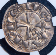 Денье 1222-1249 (Прованс) (в слабе)