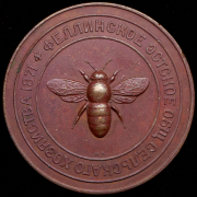 Медаль "Феллинское эстское общество сельского хозяйства" 1871