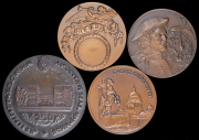 Набор из 4 медалей "Петр I – основатель Санкт-Петербурга"