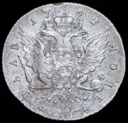 Рубль 1762 СПБ-ТI-НК