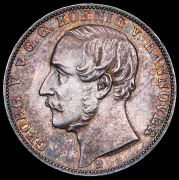 Талер 1865 "50 лет Битве при Ватерлоо" (Ганновер) B