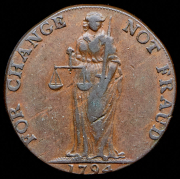 Токен 1/2 пенни 1794 (Великобритания)