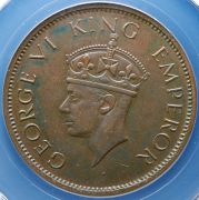 1/4 анна 1941 (Британская Индия) (в слабе)