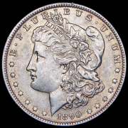 1 доллар 1890 (США) без букв