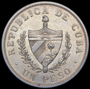 1 песо 1933 (Куба)