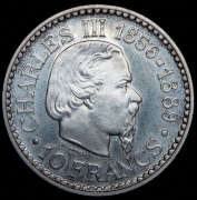 10 франков 1966. Пробные (Монако) ("ESSAI")