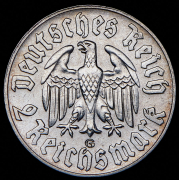 2 марки 1933 "450 лет со дня рождения Мартина Лютера" (Германия) G