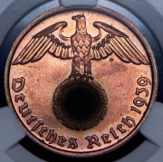 2 пфенинга 1939 (Германия) (в слабе) B