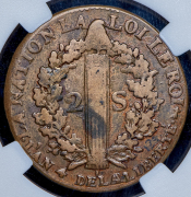 2 соля 1792 (Франция) (в слабе) A