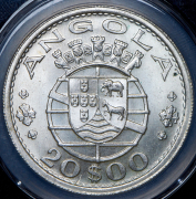 20 эскудо 1955 (Ангола) (в слабе)