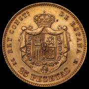 25 песет 1877 (Испания)