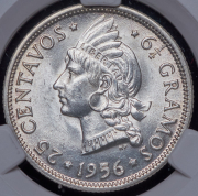 25 сентаво 1956 (Доминиканская республика) (в слабе)