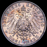 3 марки 1910 (Саксония) Е